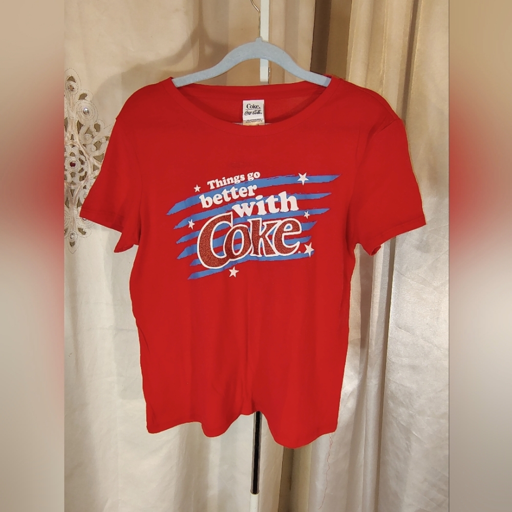 🆕 NWT Coca Cola Graphic tee Coke brand by Freeze New York Size S•M•L